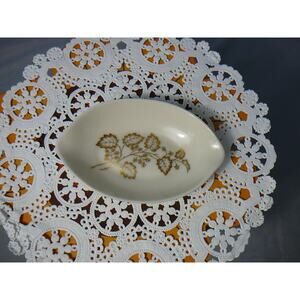 Vtg  Lenox  4 1/4" Celeste Oval  Porcelain Ashtray